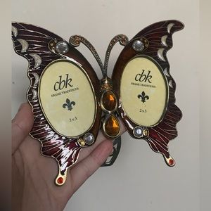 Butterfly picture frame